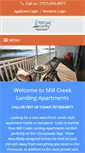 Mobile Screenshot of millcreeklandingapts.com